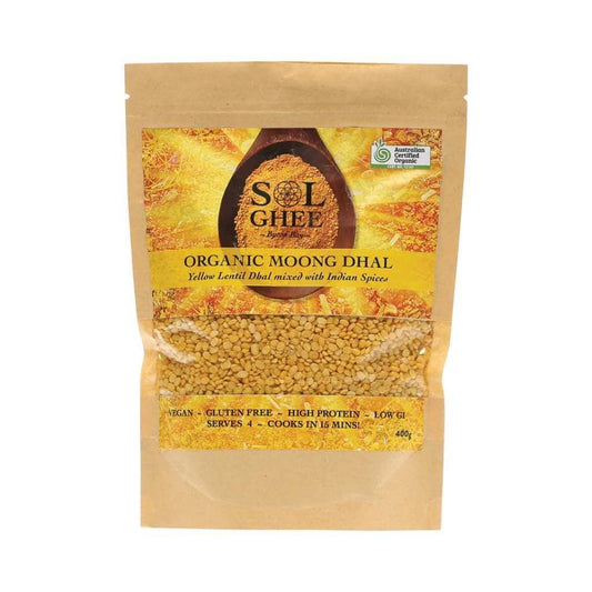 SOL ORGANICS Moong Dhal Yellow Lentil Dhal Mix - 400g