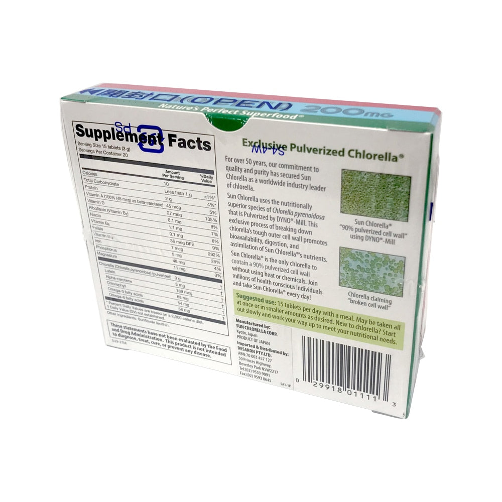 Sun-Chlorella Chlorella A 200mg Tablets 300t