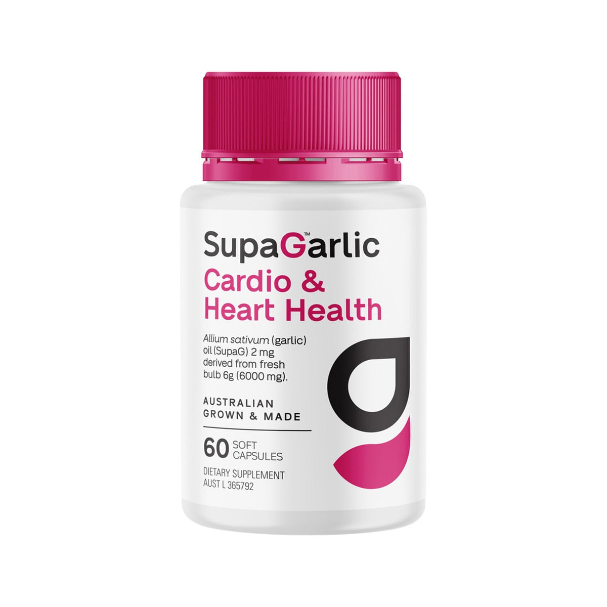 SupaGarlic Cardio & Heart Health 60c