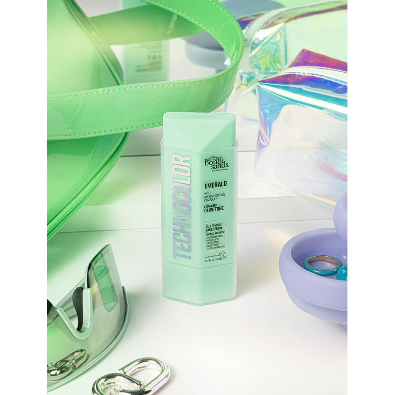 Bondi Sands Technocolor 1 Hour Express Self Tanning Face Serum - Emerald, 50 Ml