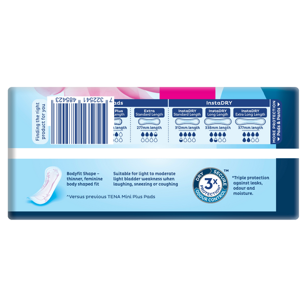 Tena Lady Ultra Thin Mini Standard Length Pads 20PK