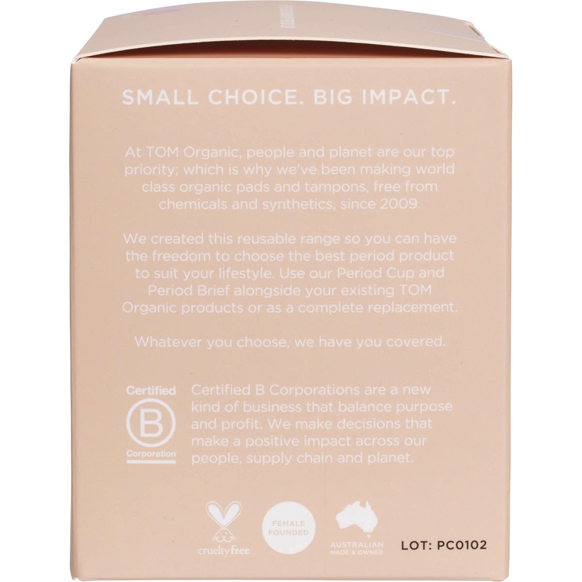 TOM ORGANIC The Period Cup Size 1 - Regular 1