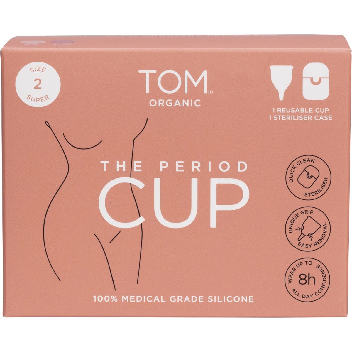 TOM ORGANIC The Period Cup Size 2 - Super 1