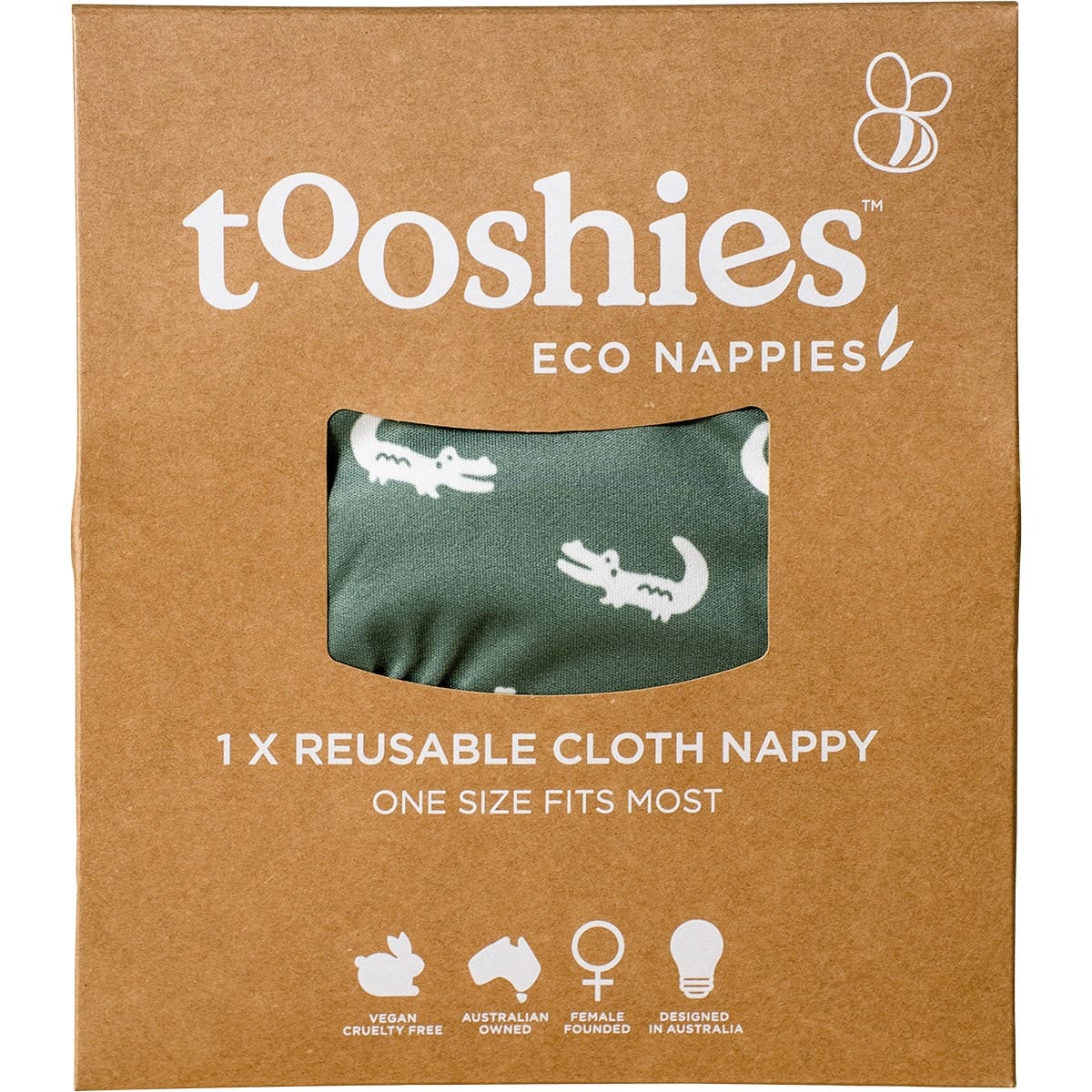 Tooshies Reusable Nappy One Size Fits Most 4-17kg