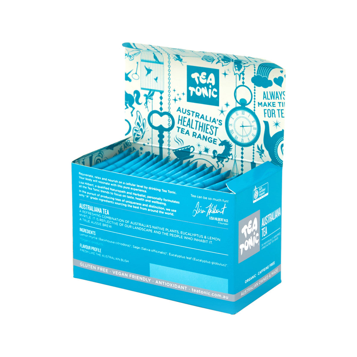 Tea Tonic Organic Australiana Tea x 20 Tea Bags