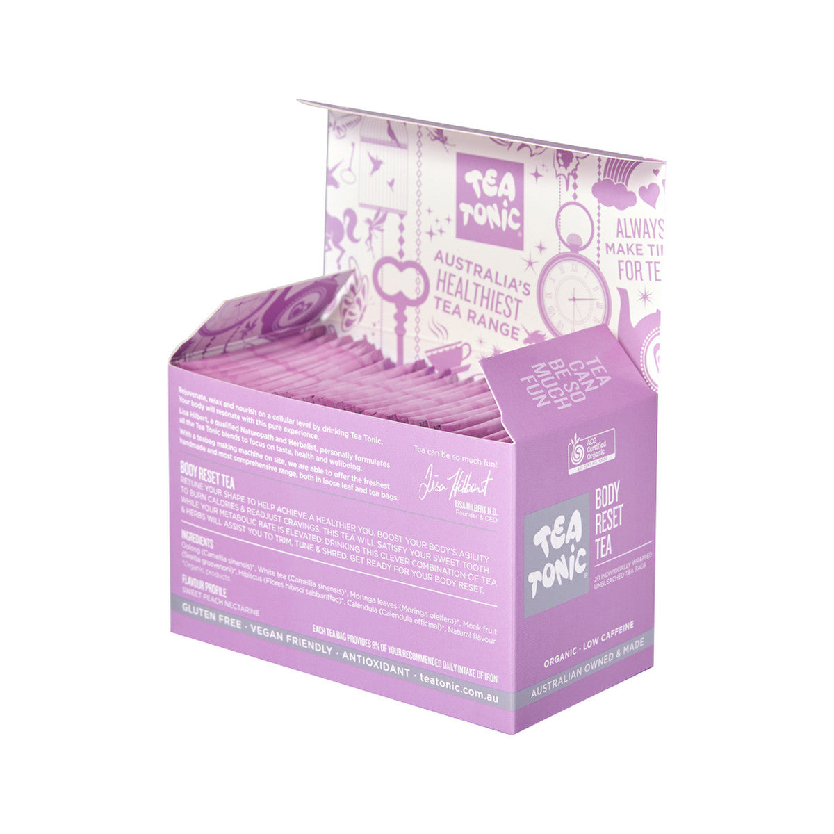 Tea Tonic Organic Body Reset Tea x 20 Tea Bags