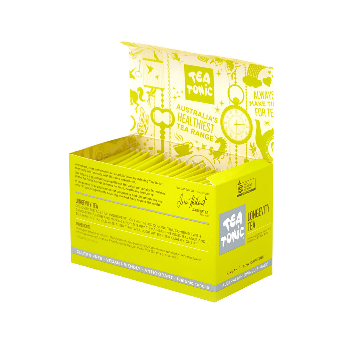 Tea Tonic Organic Longevity Tea x 20 Tea Bags