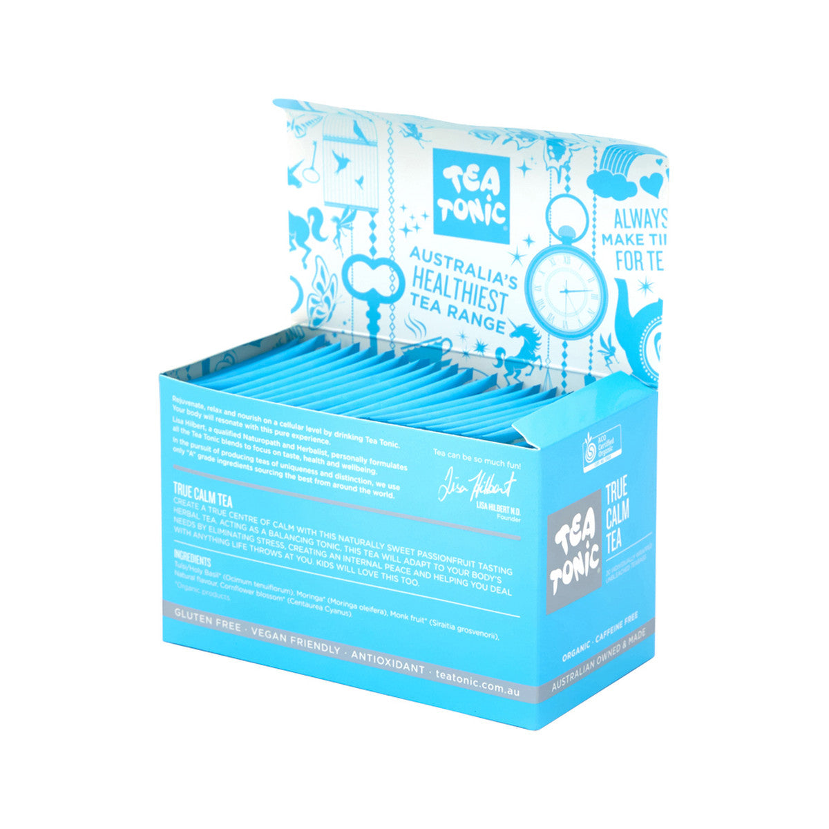 Tea Tonic Organic True Calm Tea x 20 Tea Bags