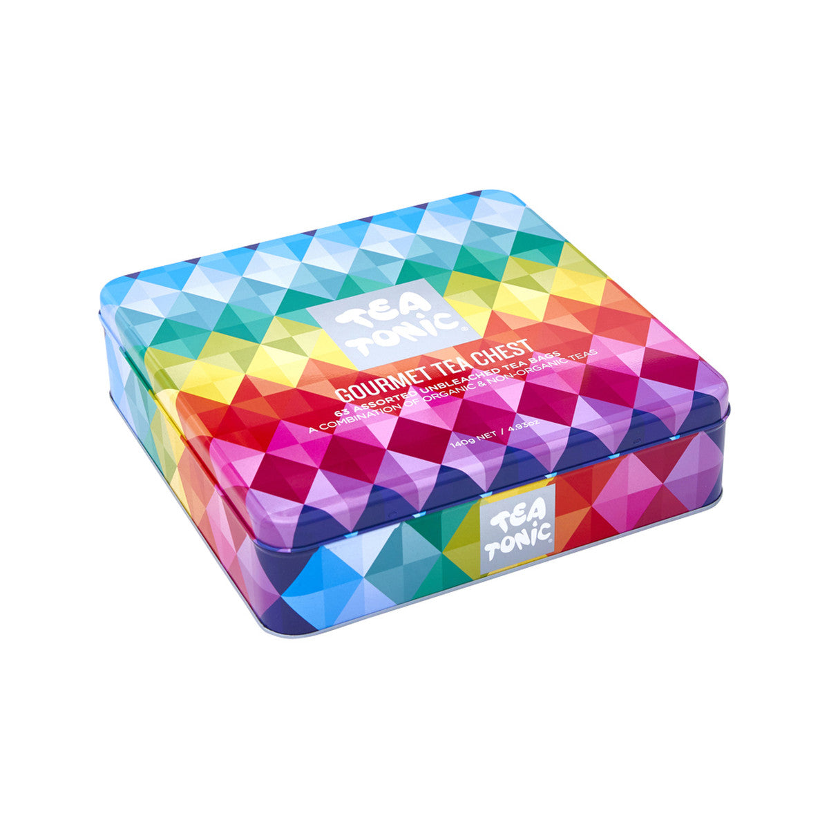 Tea Tonic Gourmet Tin Tea Chest Deluxe x 63 Tea Bags