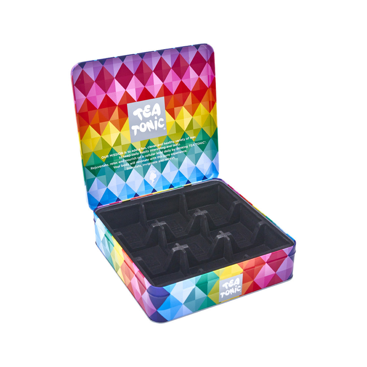 Tea Tonic Gourmet Tin Tea Chest Deluxe x 63 Tea Bags