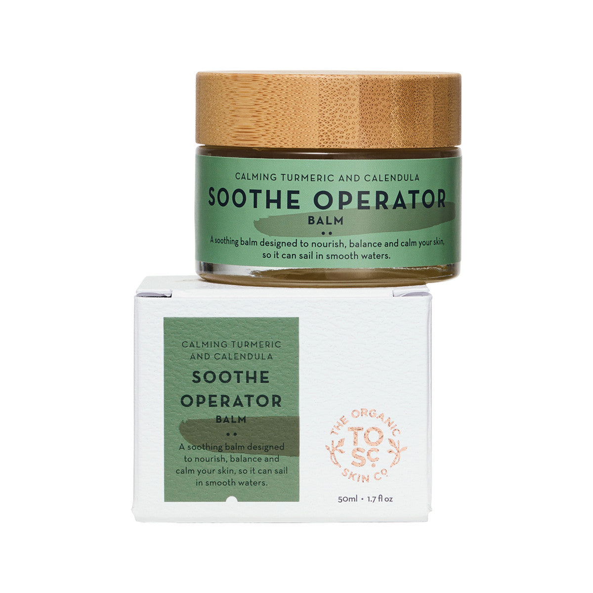 The Organic Skin Co Organic Soothe Operator Balm Calming Turmeric and Calendula 50ml