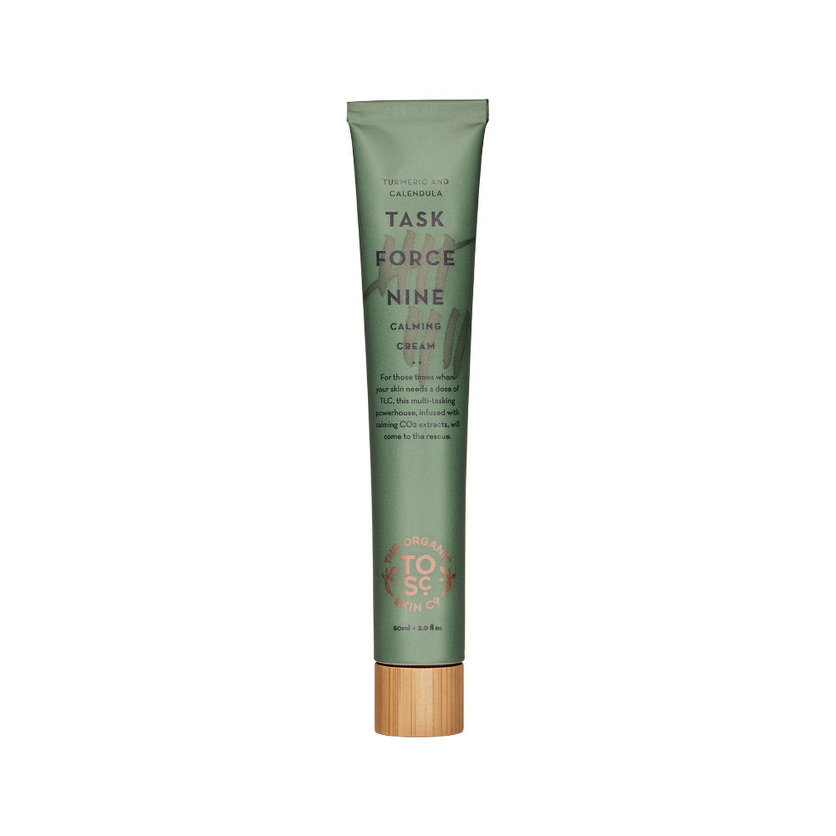 The Organic Skin Co Organic Task Force Nine Calming Cream Turmeric and Calendula 60ml