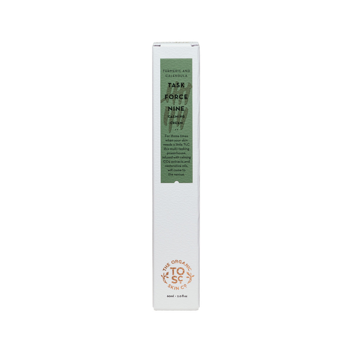 The Organic Skin Co Organic Task Force Nine Calming Cream Turmeric and Calendula 60ml
