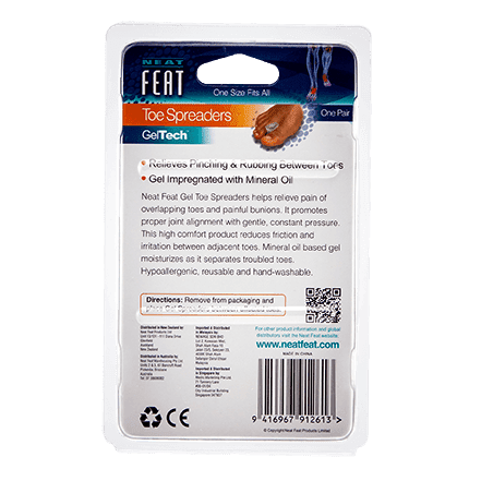 NEAT FEAT GEL TOE SPREADERS