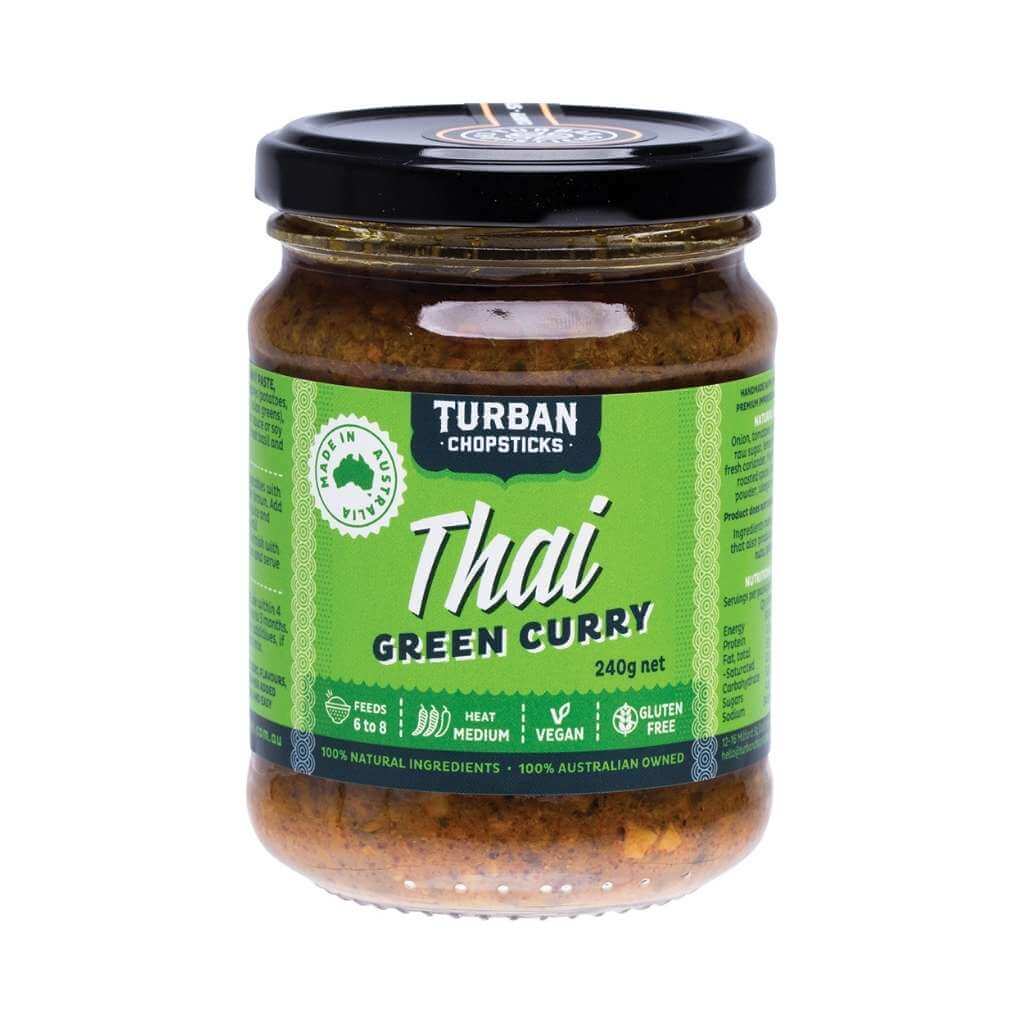 TURBAN CHOPSTICKS Curry Paste Thai Green Curry 240g