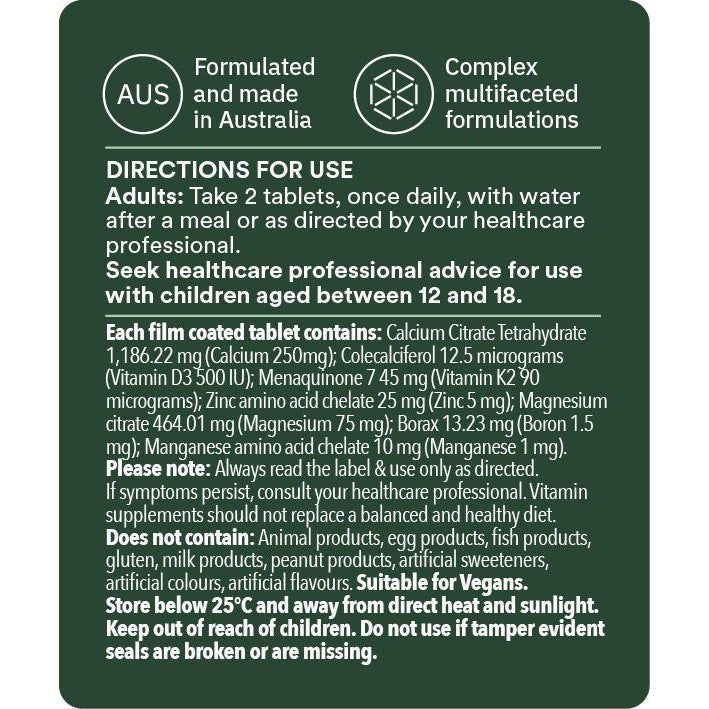 Ultra Nature Bone Strength &Restore 60 Tabs