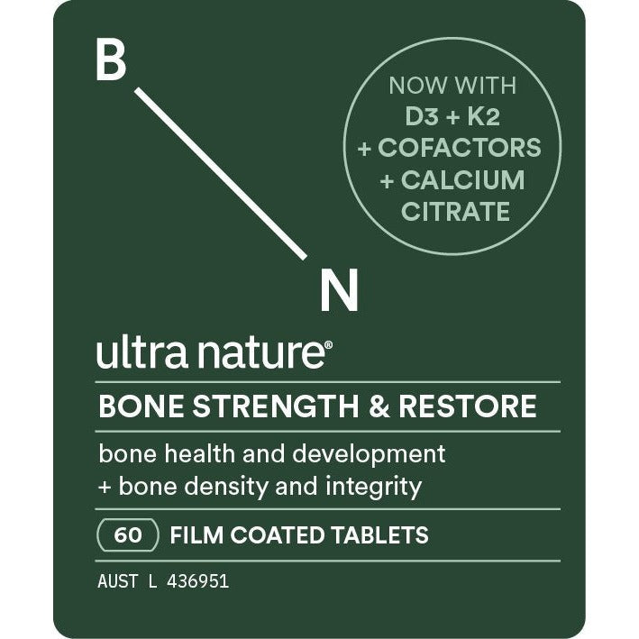 Ultra Nature Bone Strength &Restore 60 Tabs