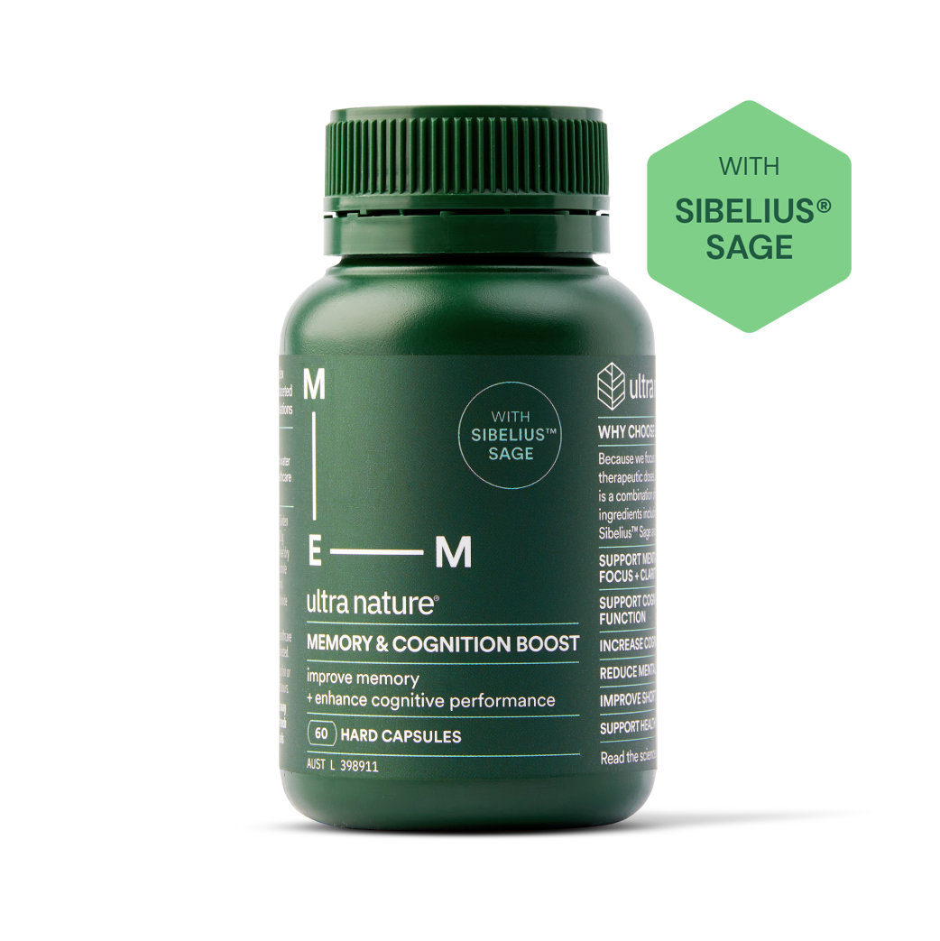 Ultra Nature Memory & Cognition Boost 60 Capsules