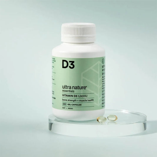 Ultra Nature Essentials Vitamin D3 250 Capsules