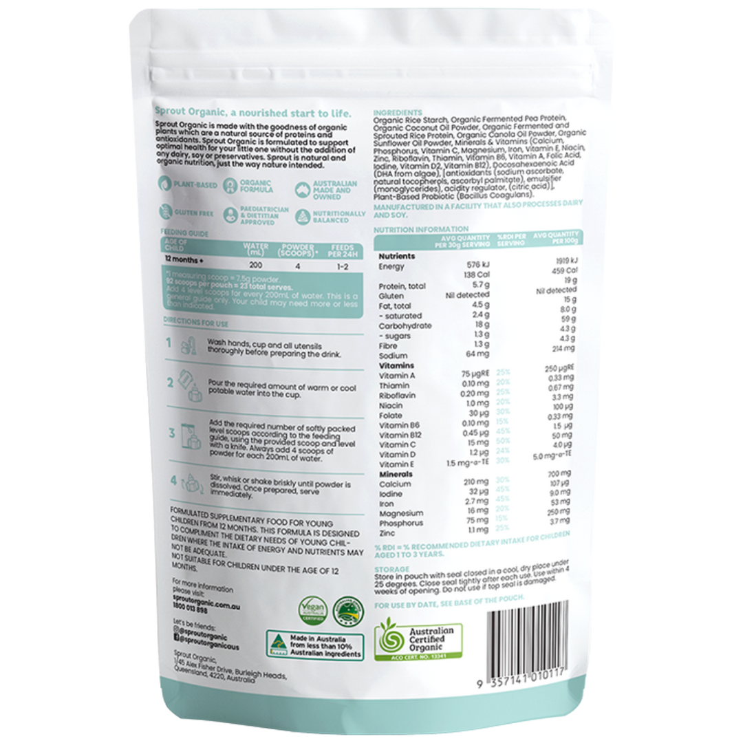 Sprout Toddler Drink Individual 700g Pouch