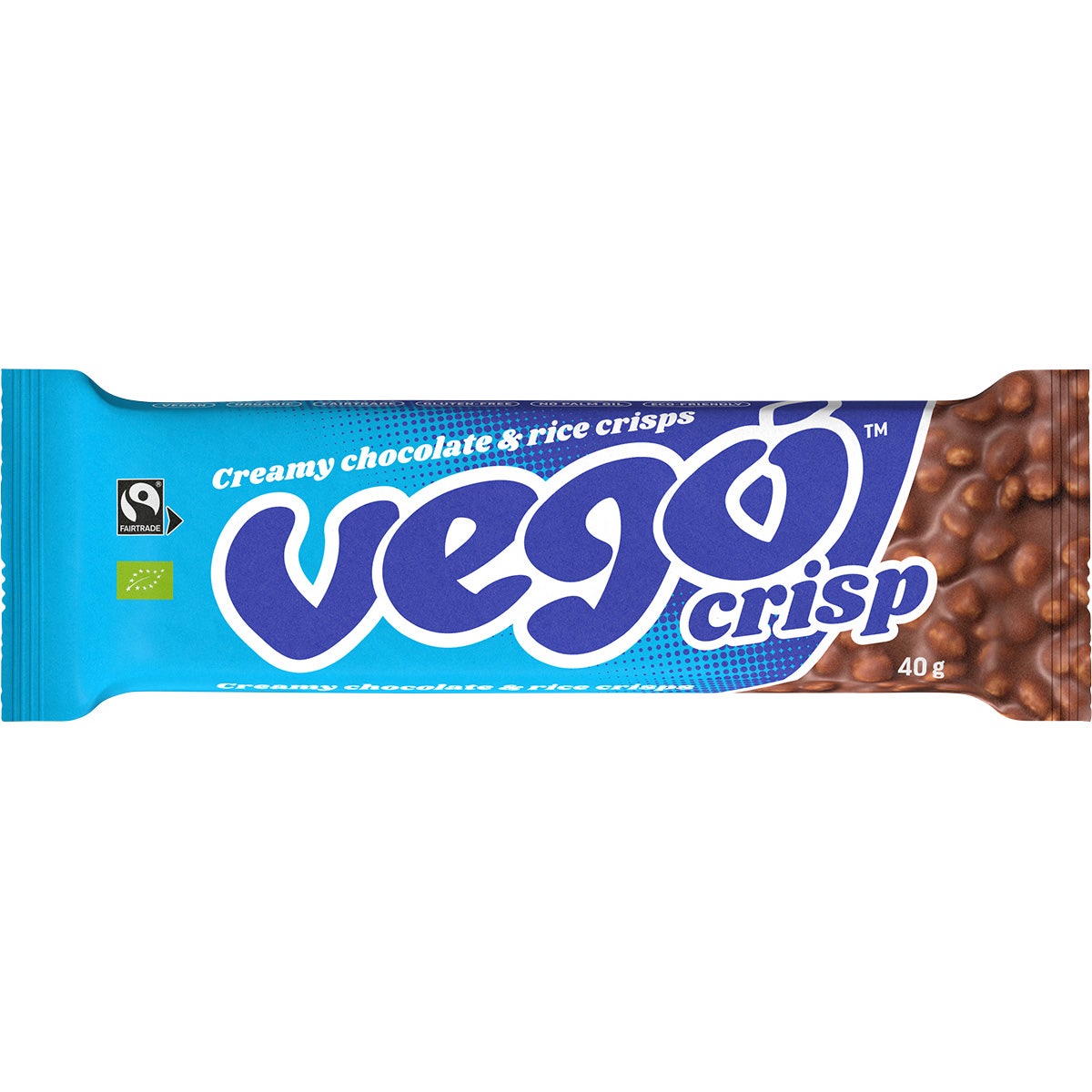 Crisp Chocolate Bar Creamy Chocolate & Rice Crisps 20x40g