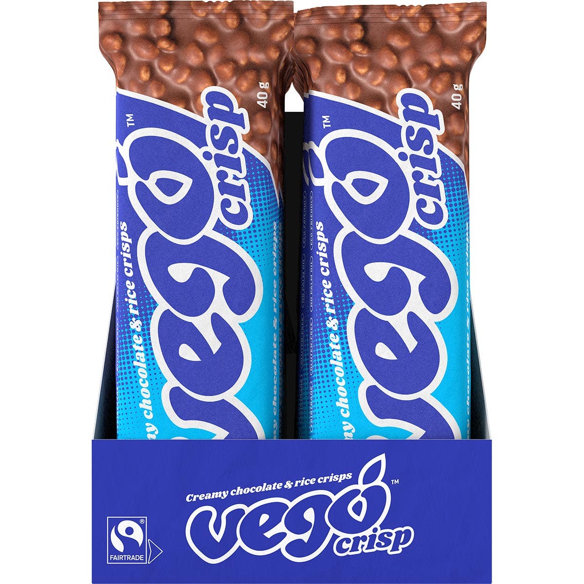 Crisp Chocolate Bar Creamy Chocolate & Rice Crisps 20x40g