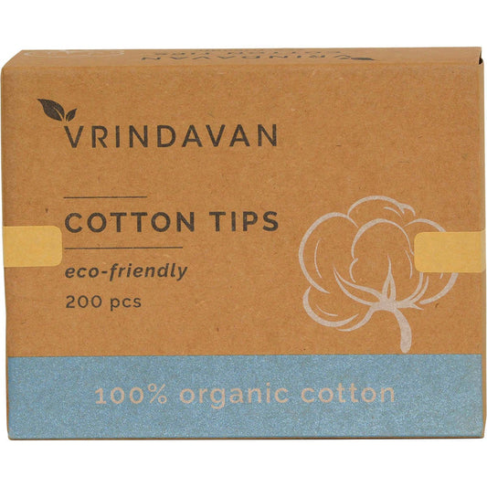 Vrindavan Organic Cotton Tips 200pcs