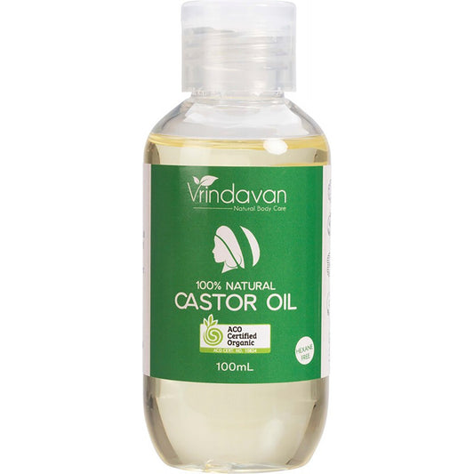 VRINDAVAN Castor Oil Certified Organic 100ml