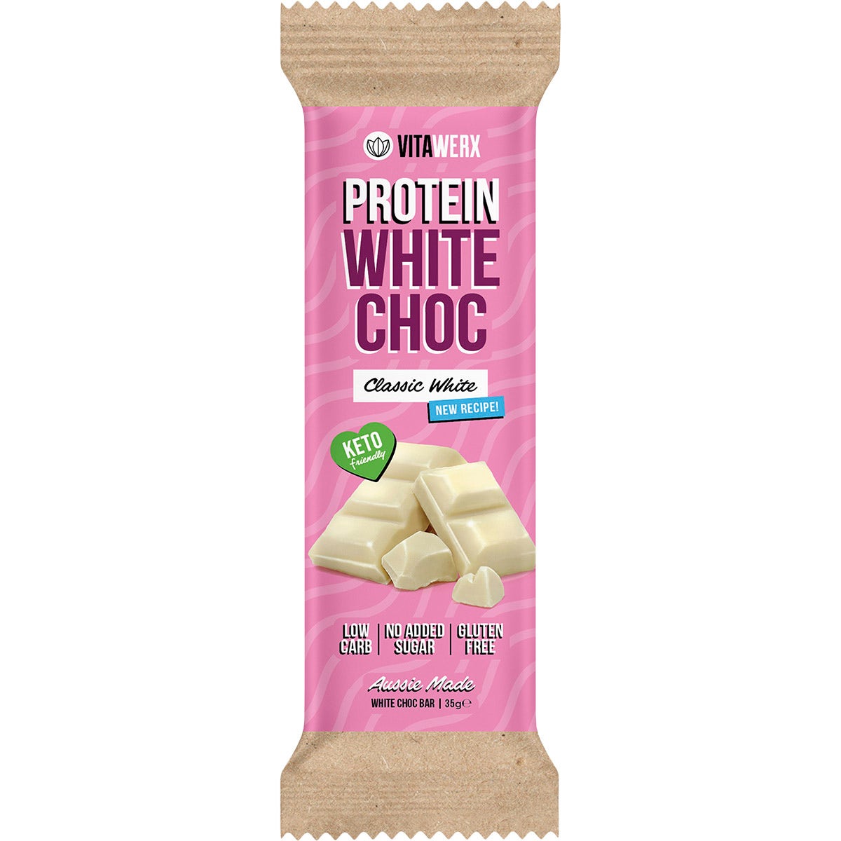 VITAWERX Protein White Chocolate Bar 12x35g