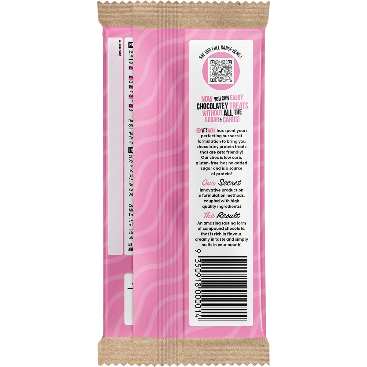 Vitawerx Protein White Choc Bar 12x100g