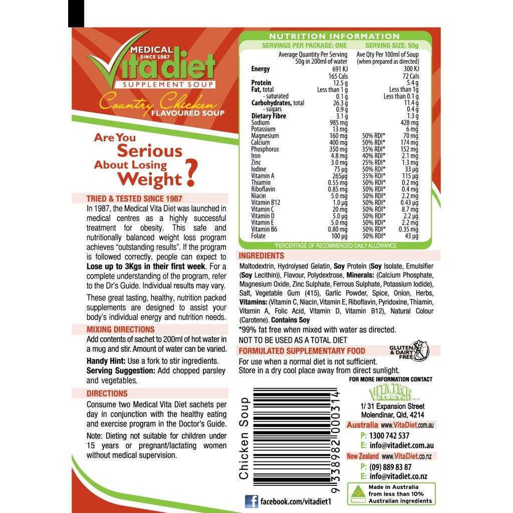 Vita Diet  Country Chicken Soup 14 Pack