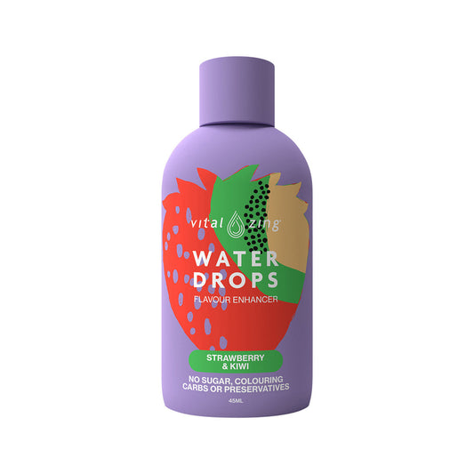 Vital Zing Water Drops (Flavour Enhancer with Stevia) Strawberry Kiwi 45ml