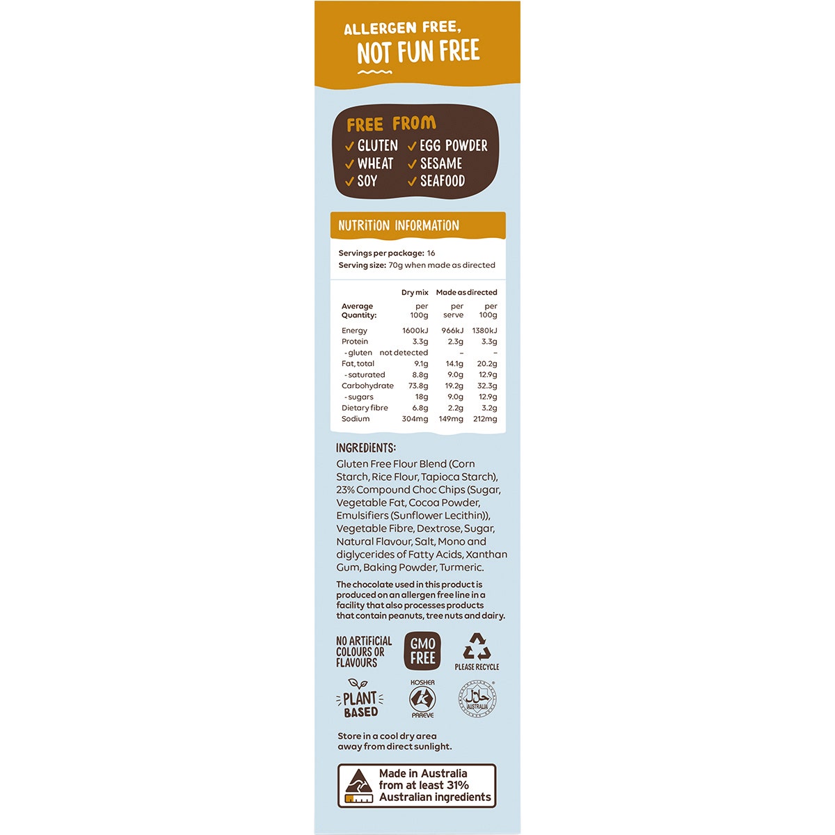 Well & Good Caramel Slice Mix 315g
