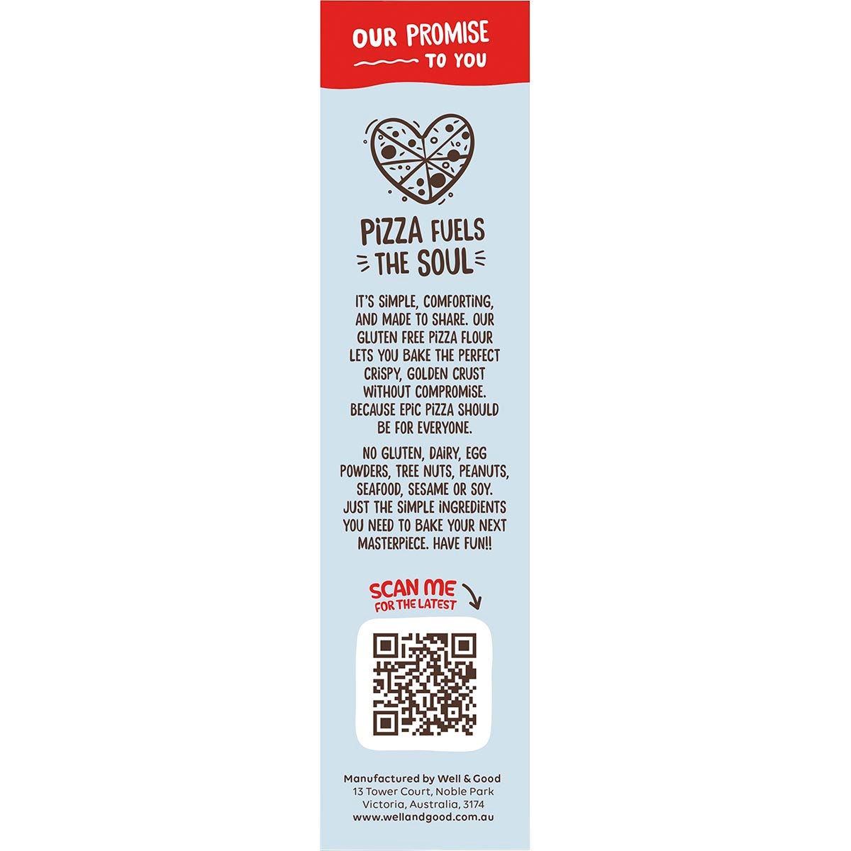 Well & Good Pizza Flour Mix 420g