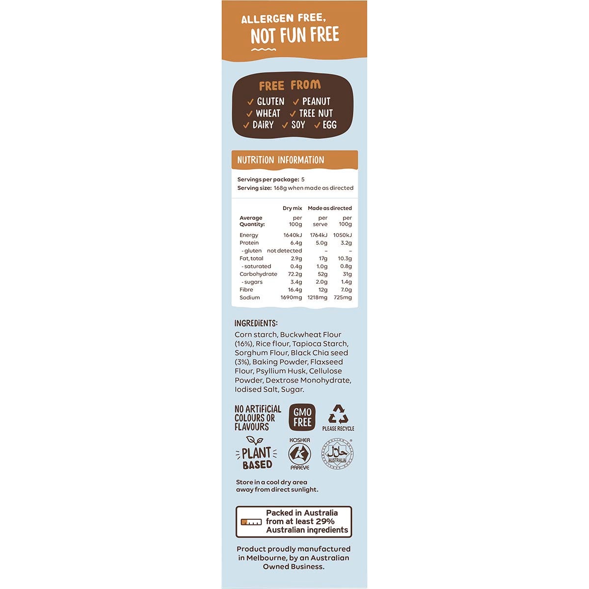Well & Good Buckwheat & Chia Bread Mix 360g