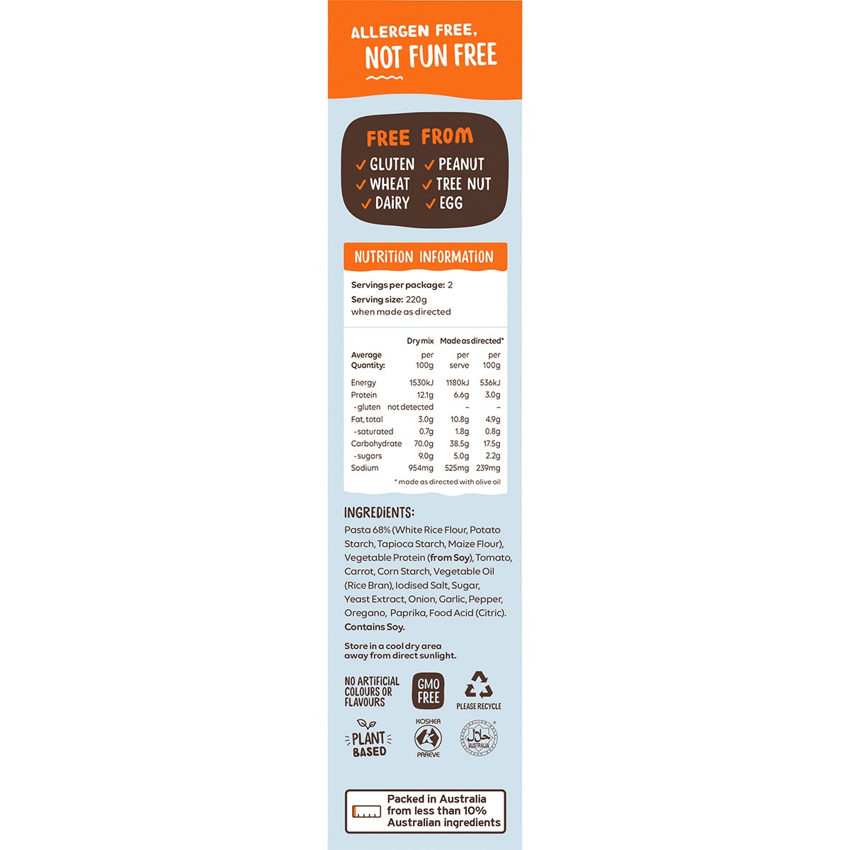 Well & Good Vegan Bolognese with Macaroni 110g