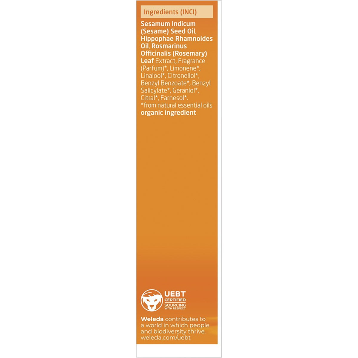 WELEDA Body Oil Sea Buckthorn 100ml