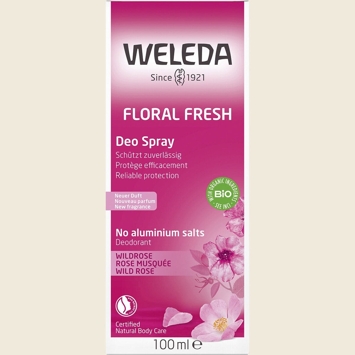 WELEDA 24h Deo Spray Wild Rose - 100ml