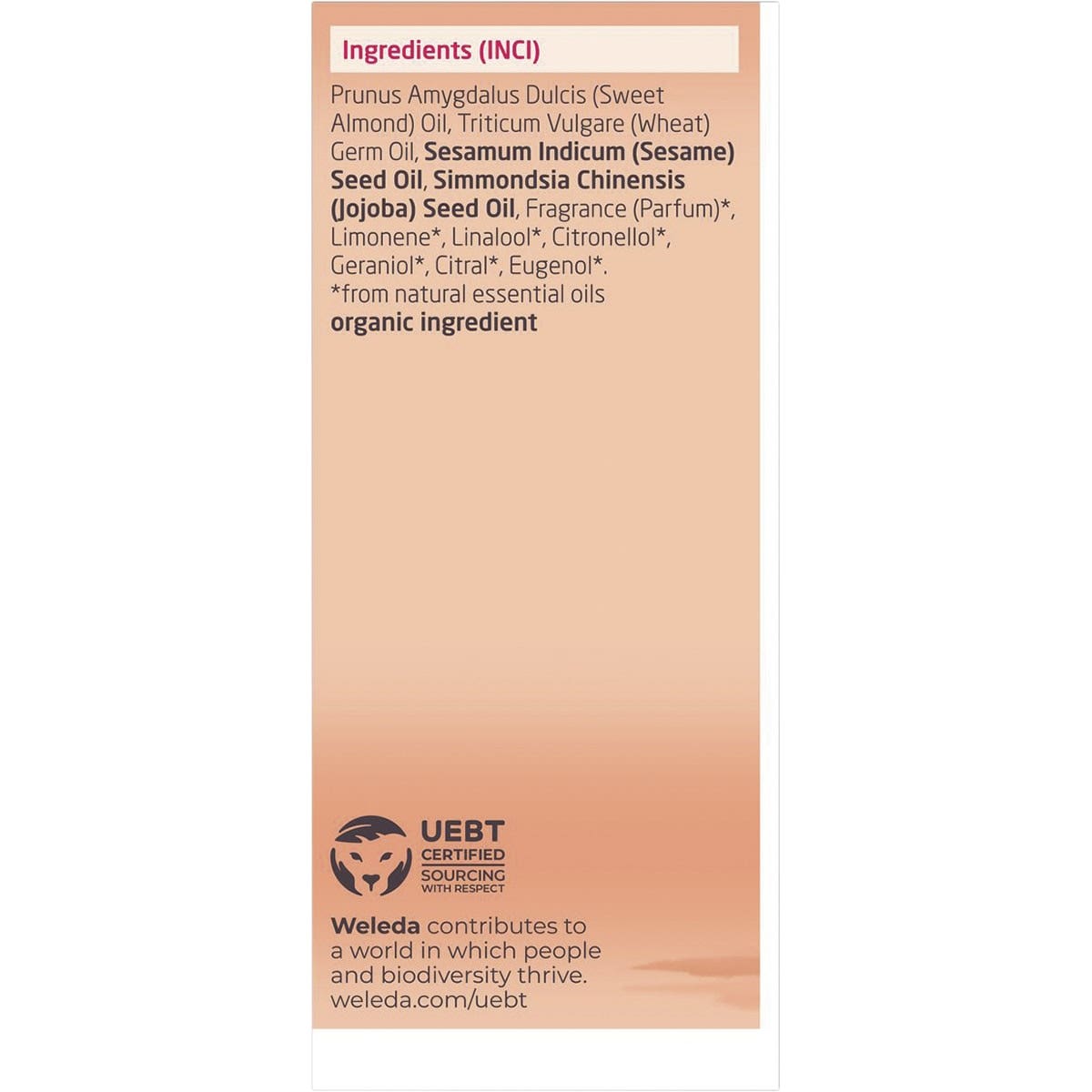 WELEDA Perineum Massage Oil Mother 50ml