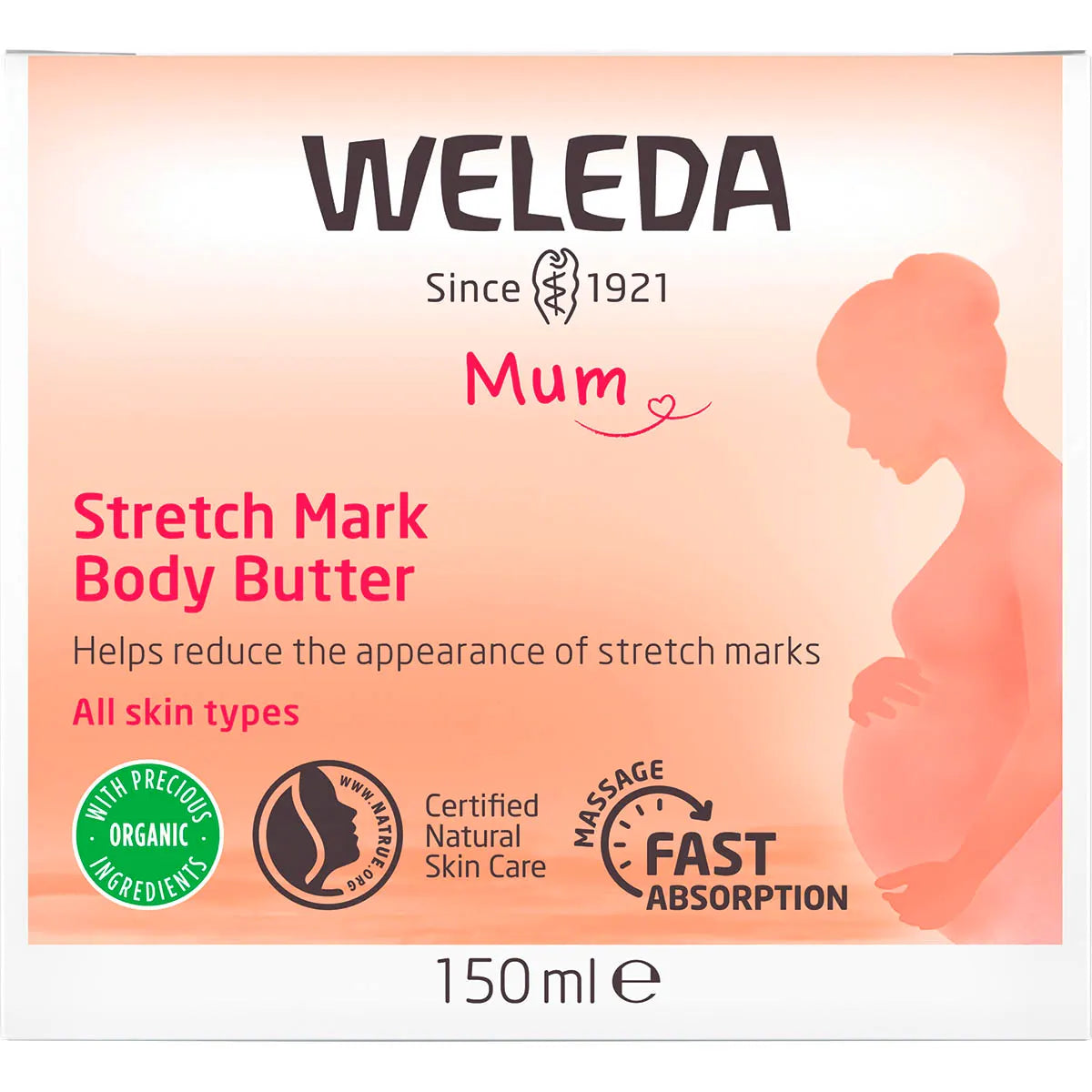 WELEDA Stretch Mark Body Butter Mum 150ml