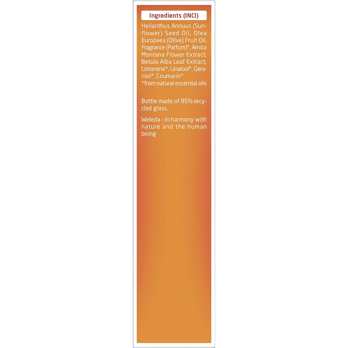 WELEDA Arnica Massage Oil 100ml