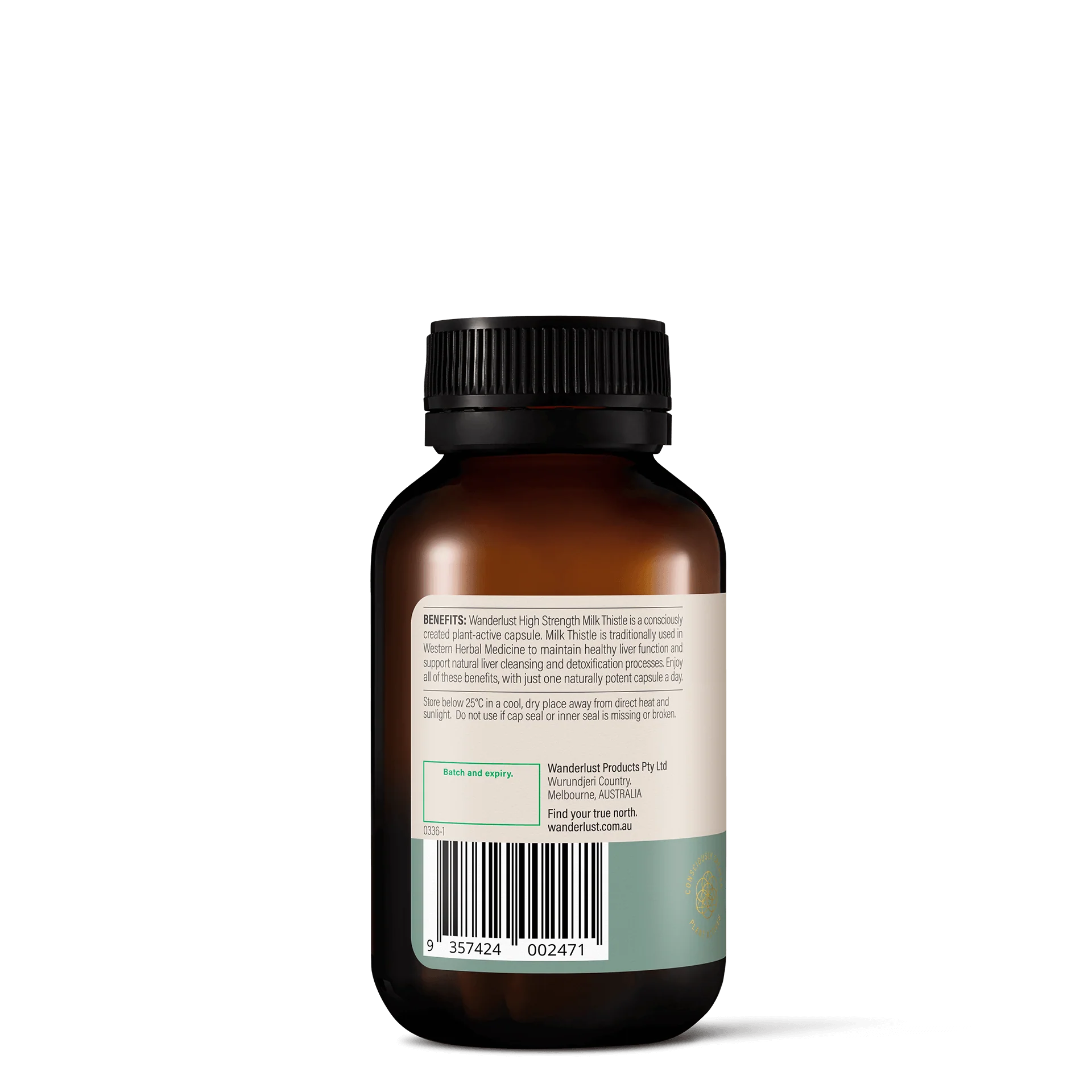 Wanderlust High Strength Milk Thistle 100 Capsules