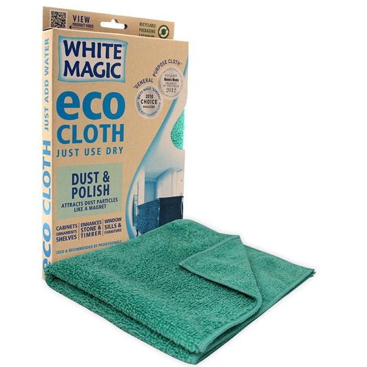 White Magic Eco Micro Fibre Dust & Polish 1Pk (Pack of 3)