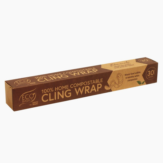 White Magic Eco Basics Compost Cling Wrap 30m x 30cm (Pack of 6)