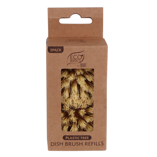 White Magic Eco Basics Plastic Free Dish B 2Pk (Pack of 6)