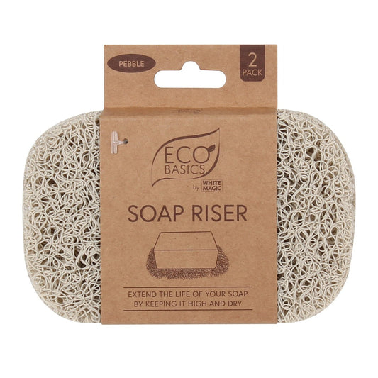 White Magic Soap Riser - Pebble 2Pk(Pack of 6)
