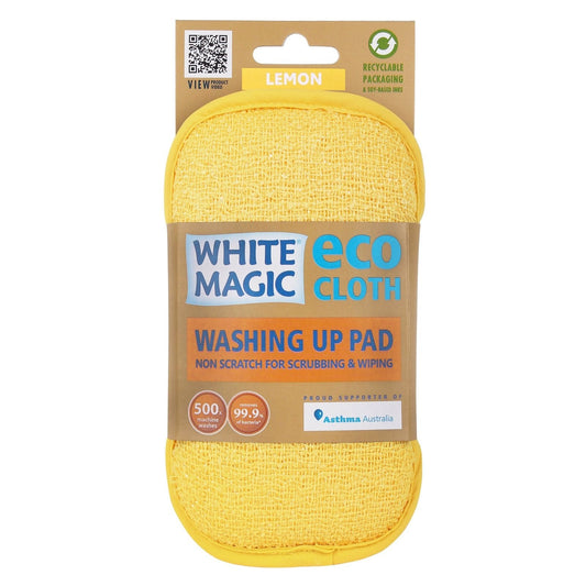 White Magic Washing Up Pad Lemon 1Pk(Pack of 7)