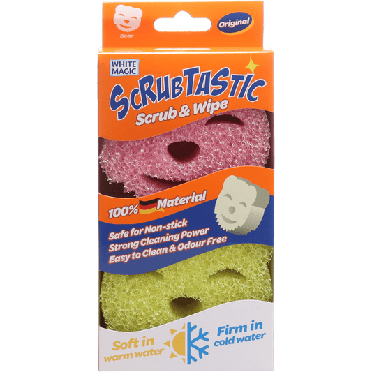 White Magic Scrubtastic Scrub & Wipe Original 2Pk