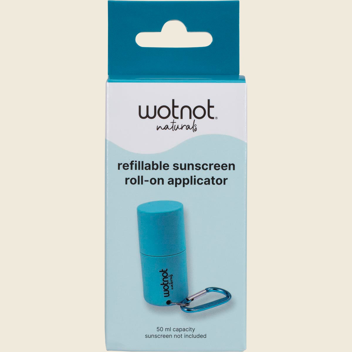 Wotnot Refillable Sunscreen Roll-on Applicator 1pc