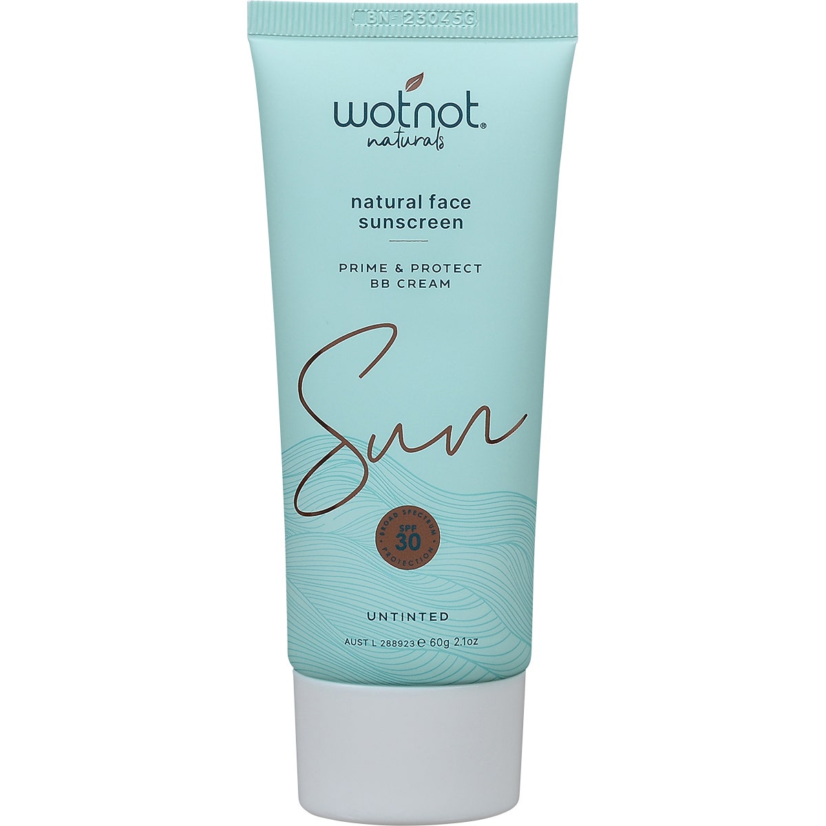 WOTNOT Natural Face Sunscreen 30 SPF Untinted BB Cream 60g
